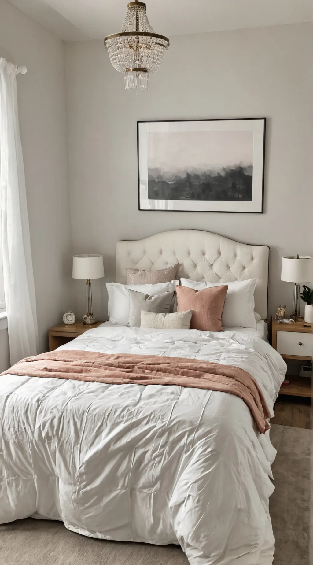 ai character: Bed background