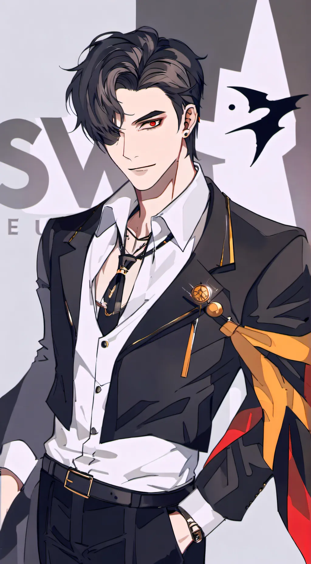 ai character: Vampire  background