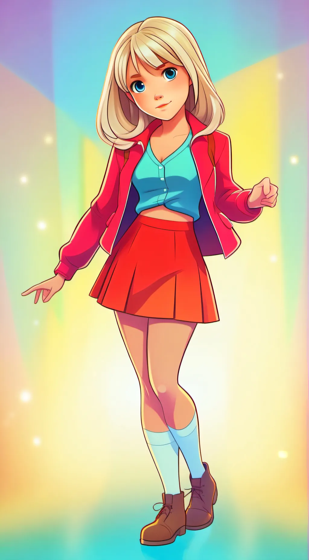 ai character: Lucy Kimma background