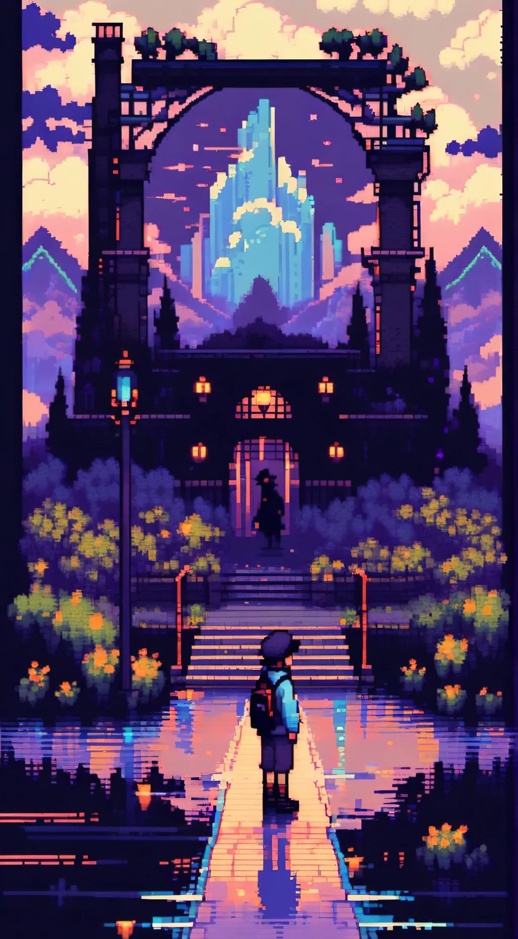 ai character: Spongebob crew  background