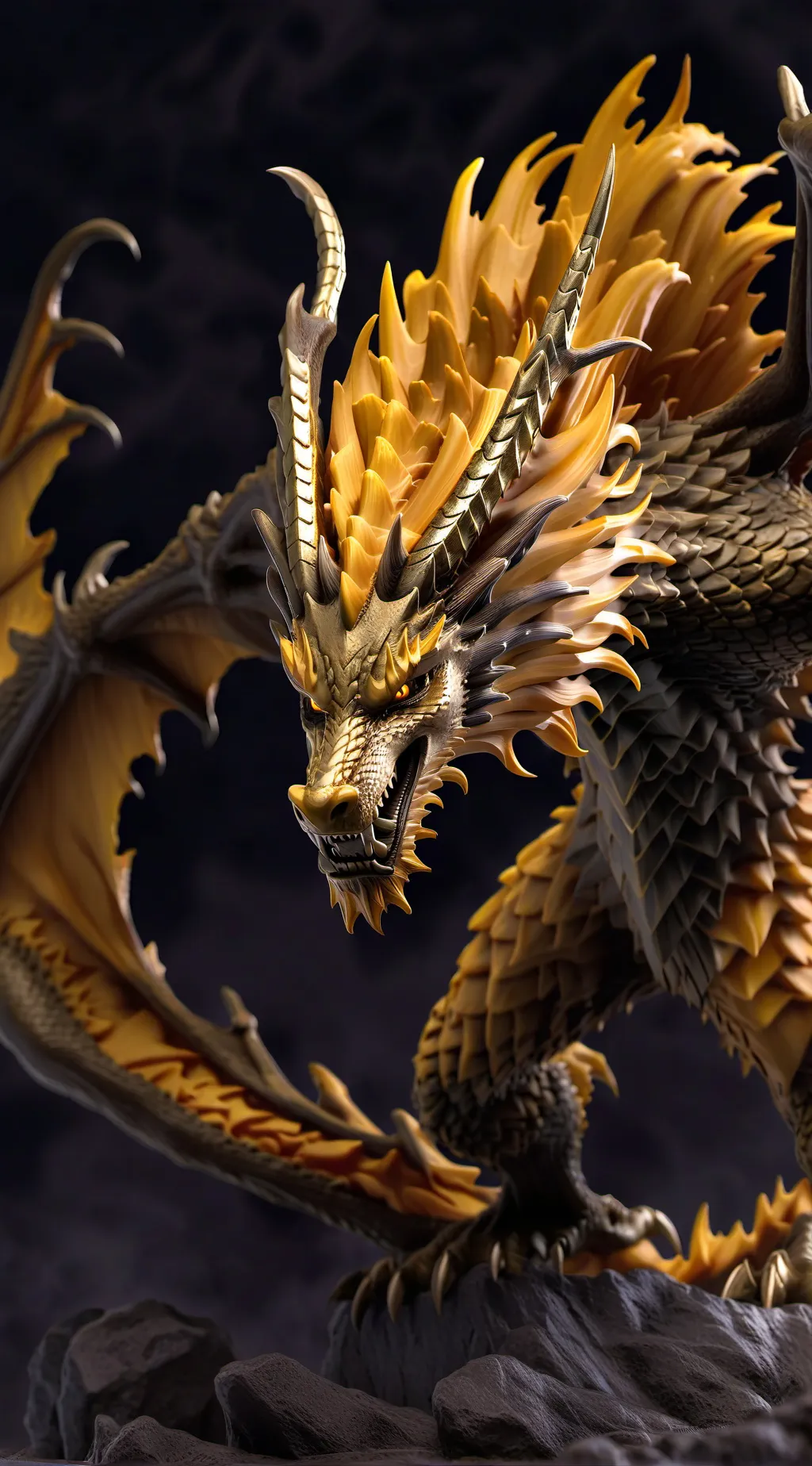 ai character: GoldFury background