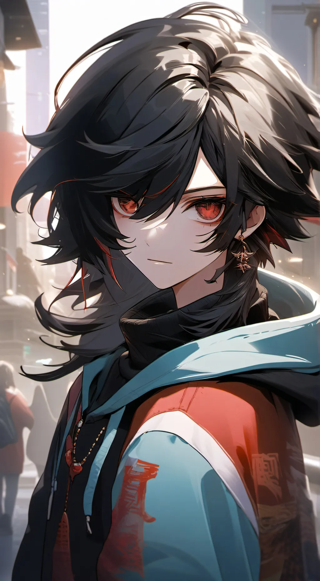 ai character: Life of luxuryworm background