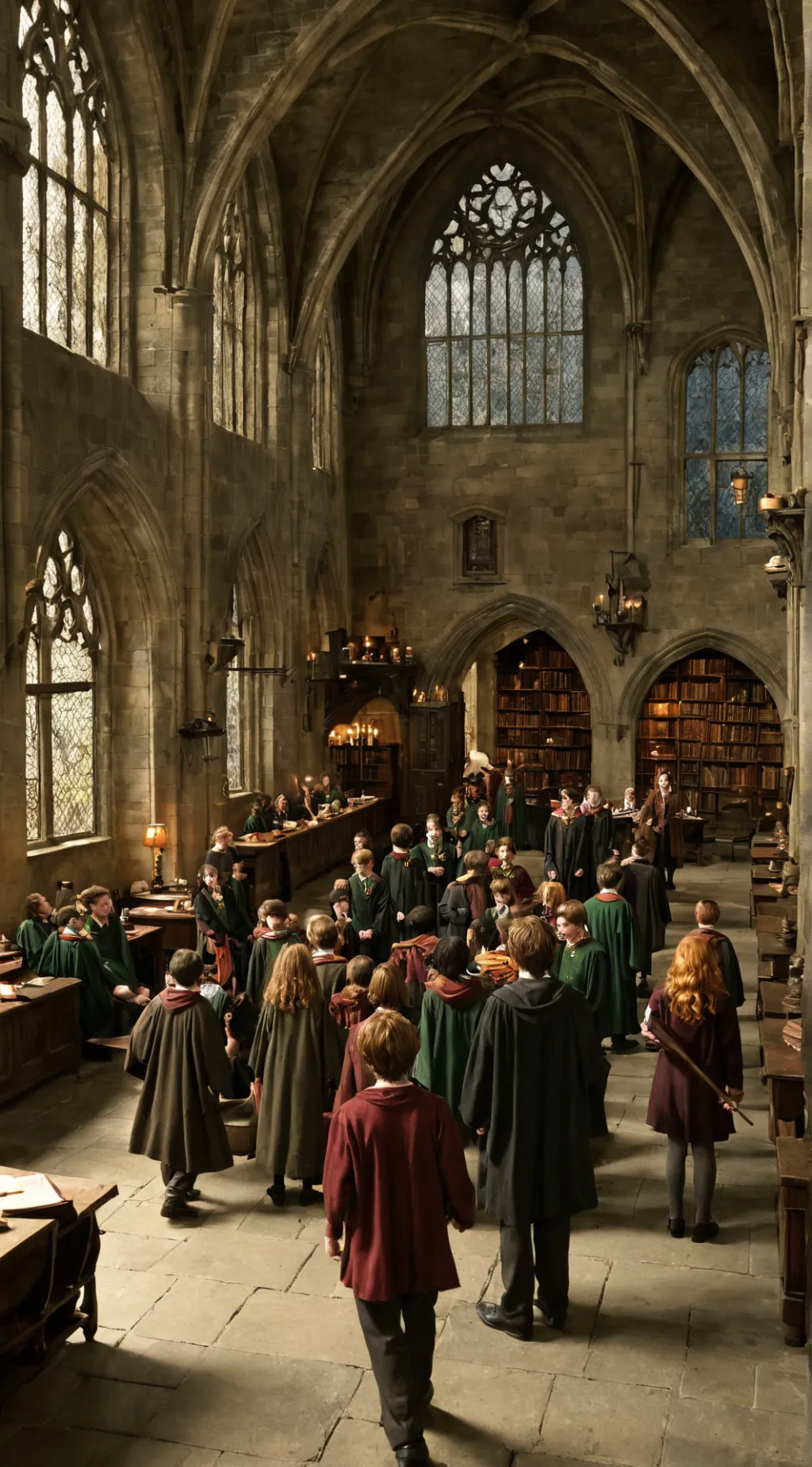 ai character: Gryffendor common  background