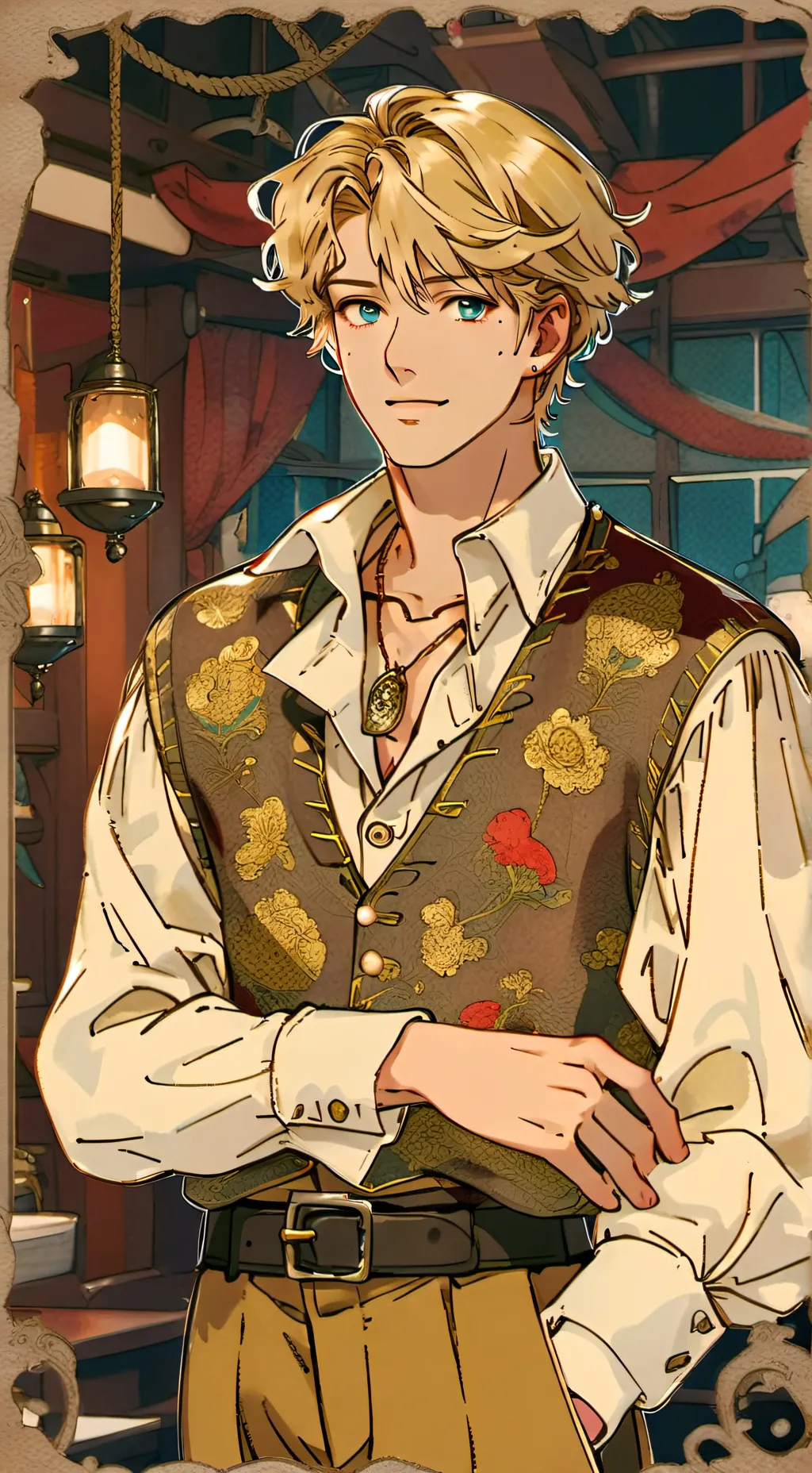 ai character: Arthur  background