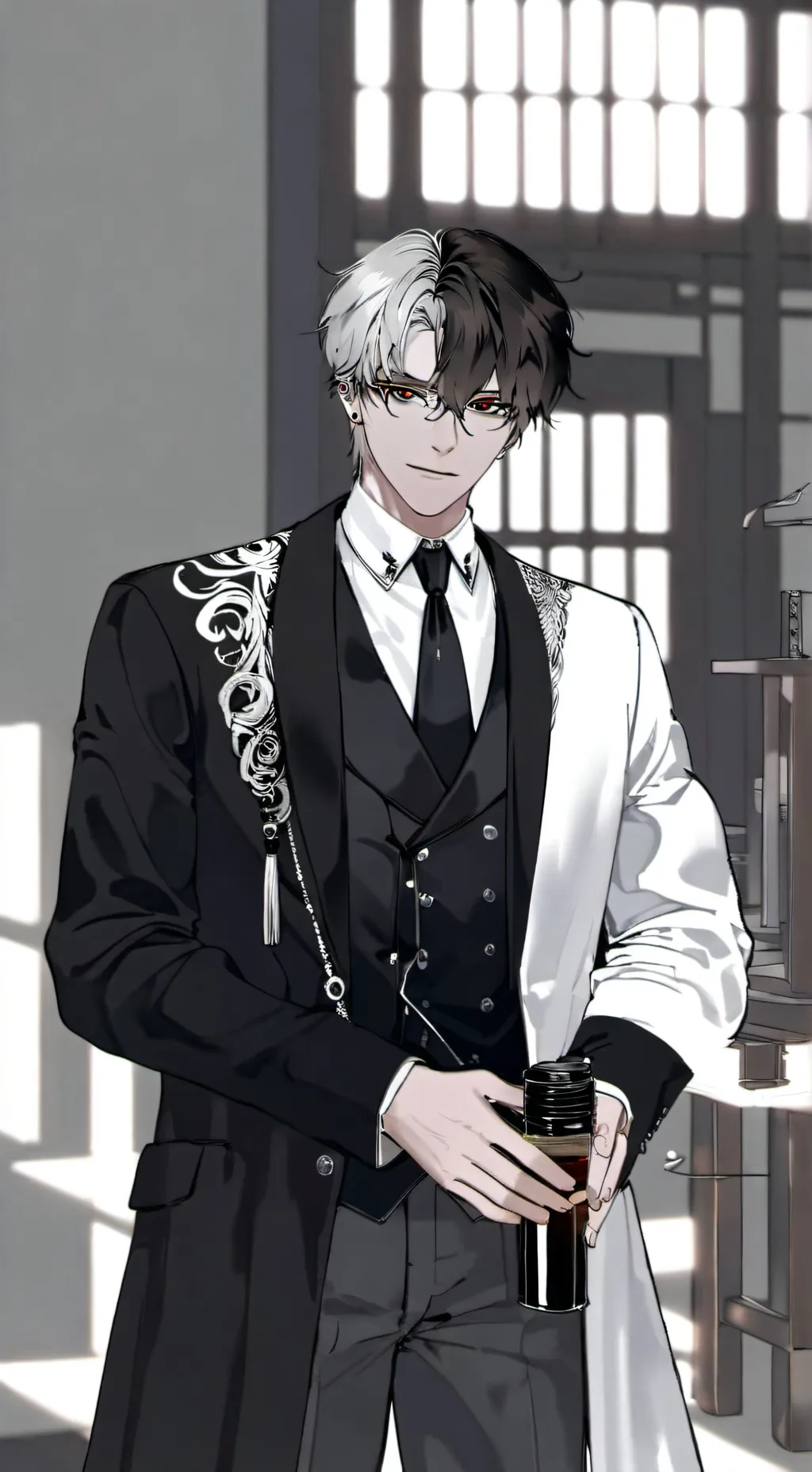 ai character: Leon background