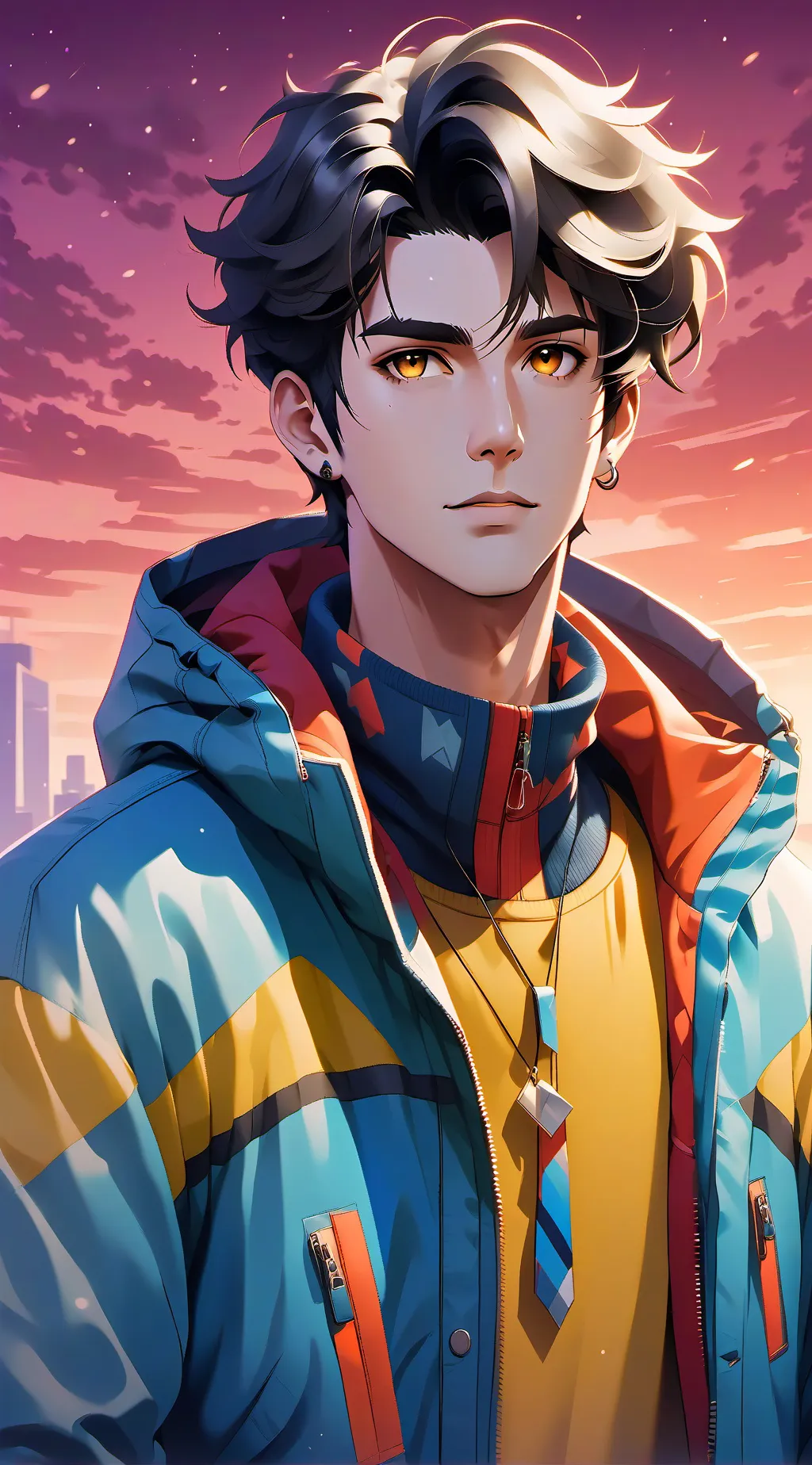 ai character: frountman background