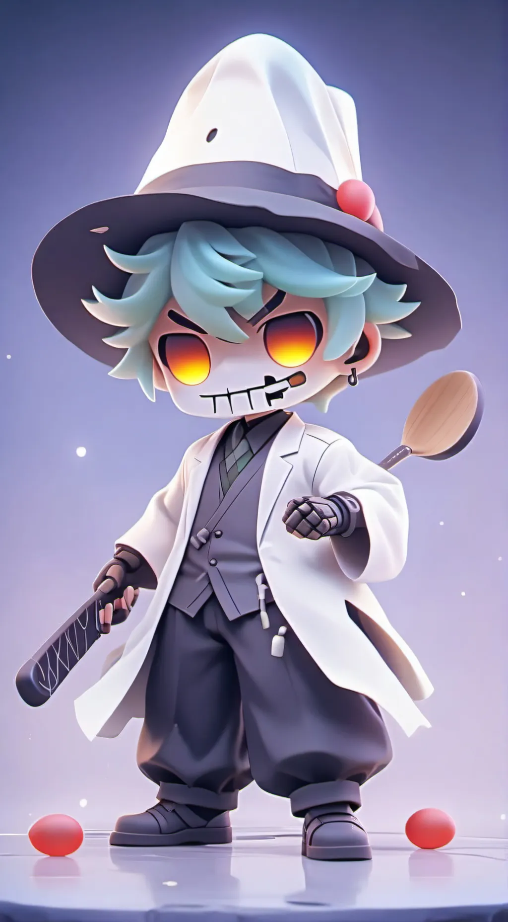 ai character: 1 Eggs background