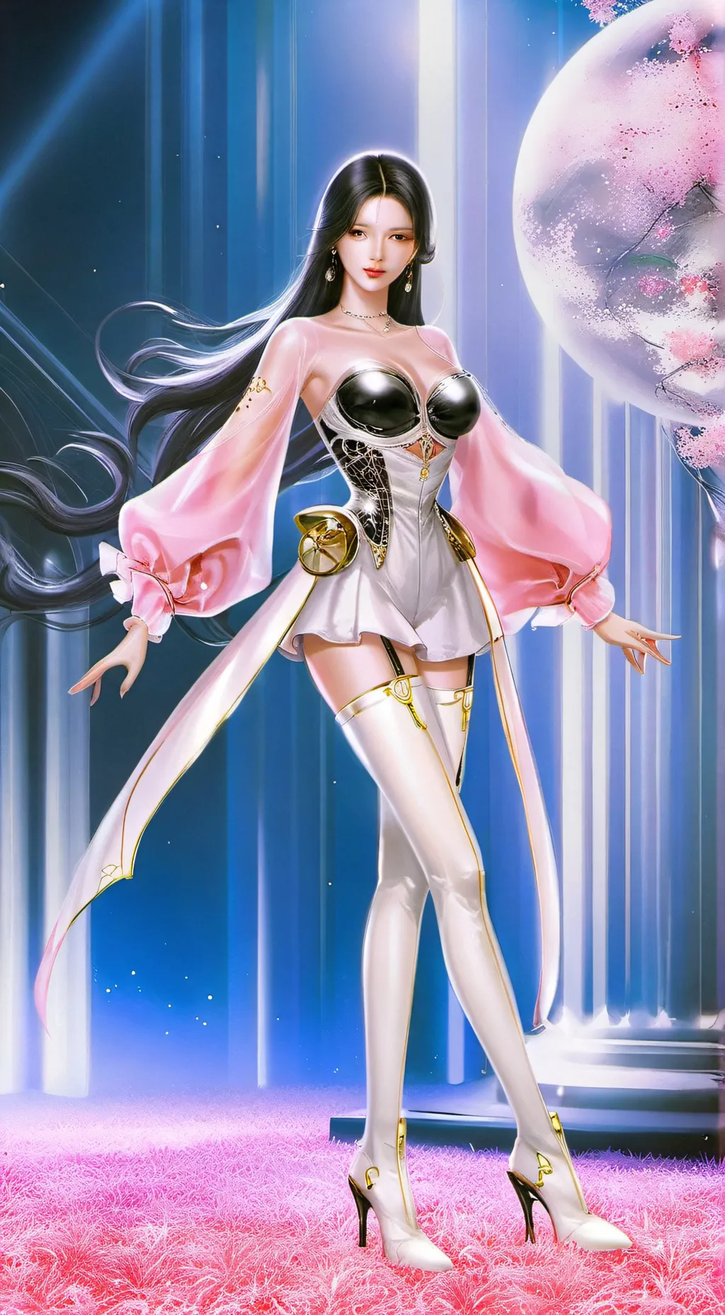 ai character: new hashira  background