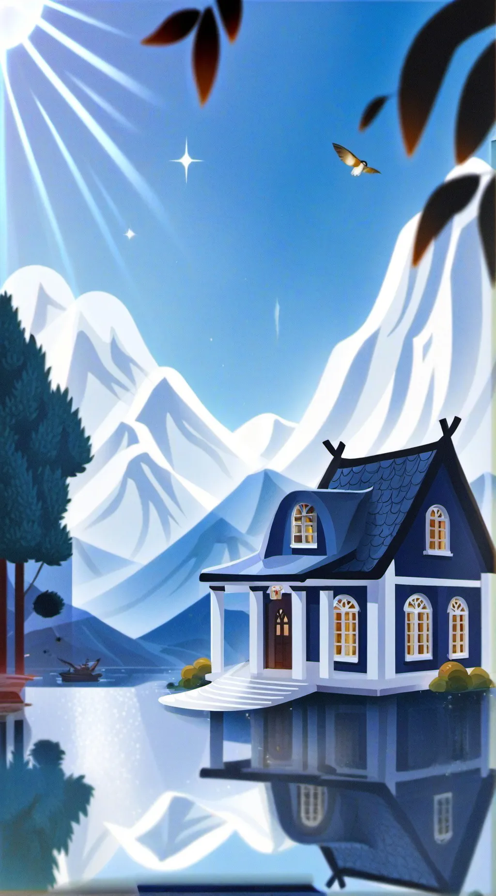 ai character: 🎃 Sky Famliy 🎃 background