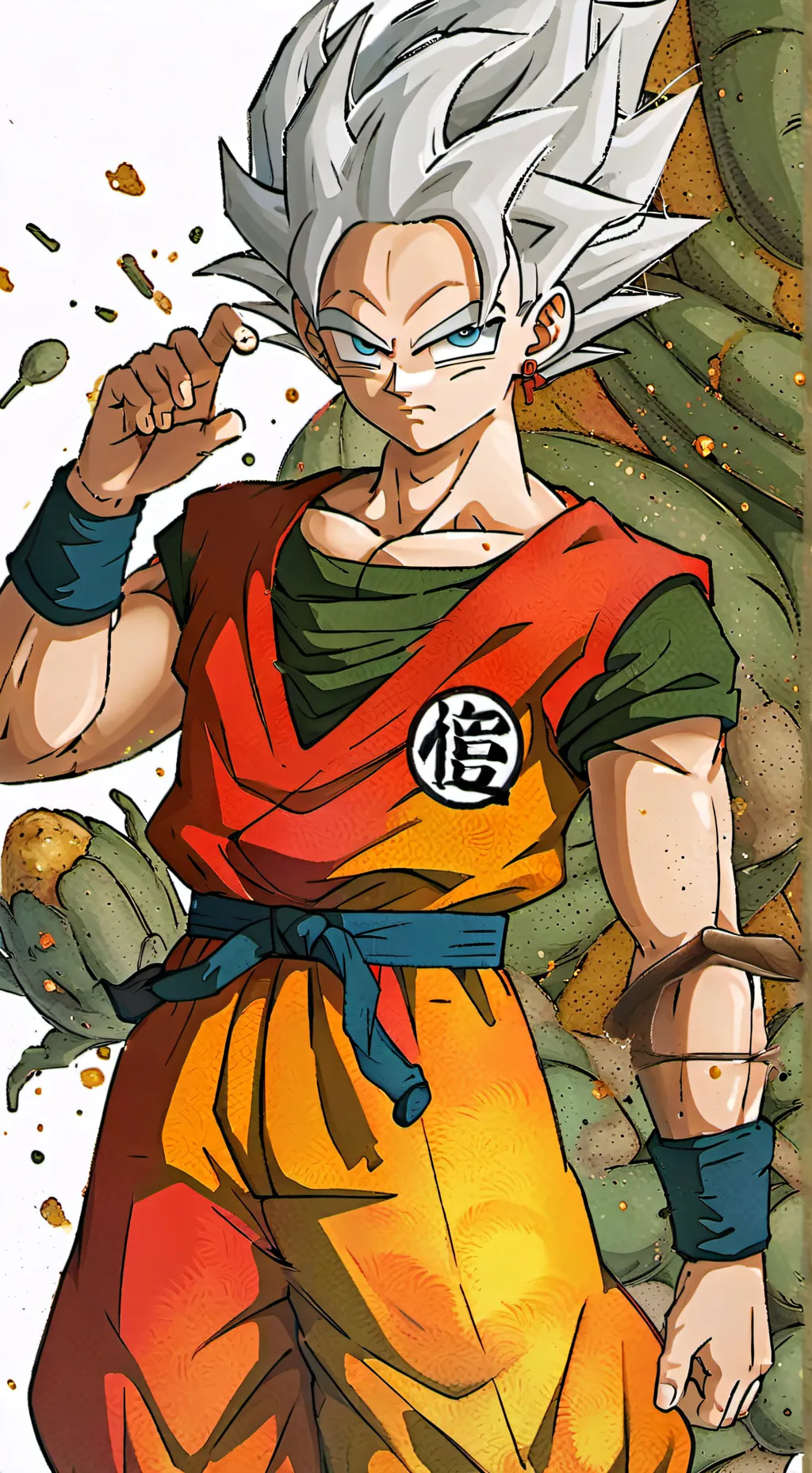 ai character: dragon ball super  background