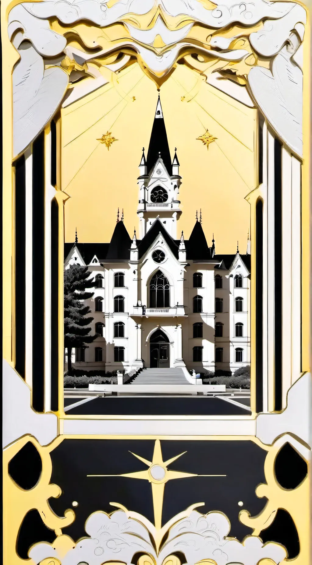 ai character: cabana background