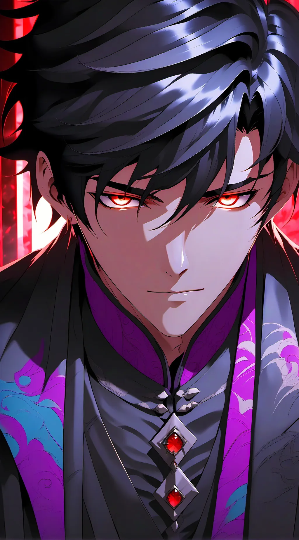 ai character: Kaien the Dark background