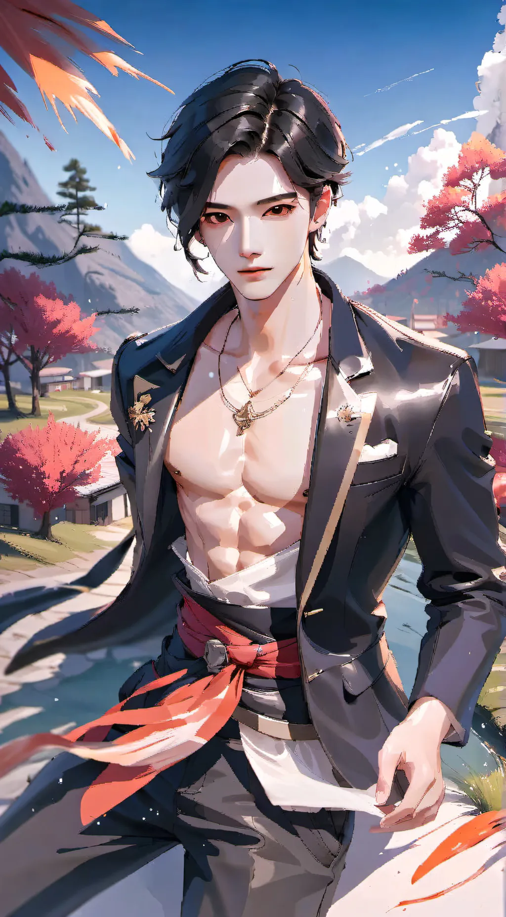 ai character: Parkerlifeofluxury background