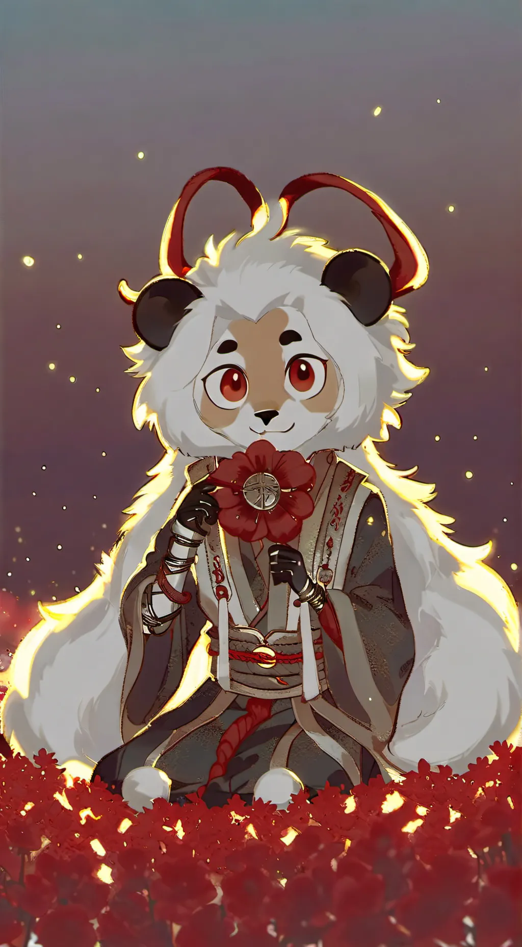 ai character: 🩷🫶RUJINU!🫶🩷 background