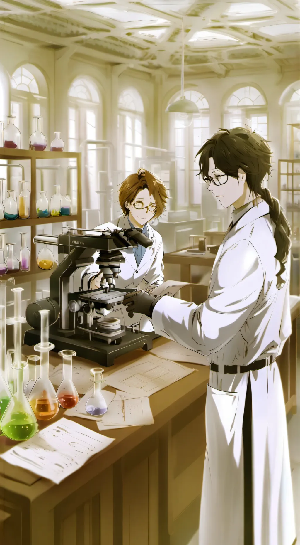 ai character: the fandoms lab background