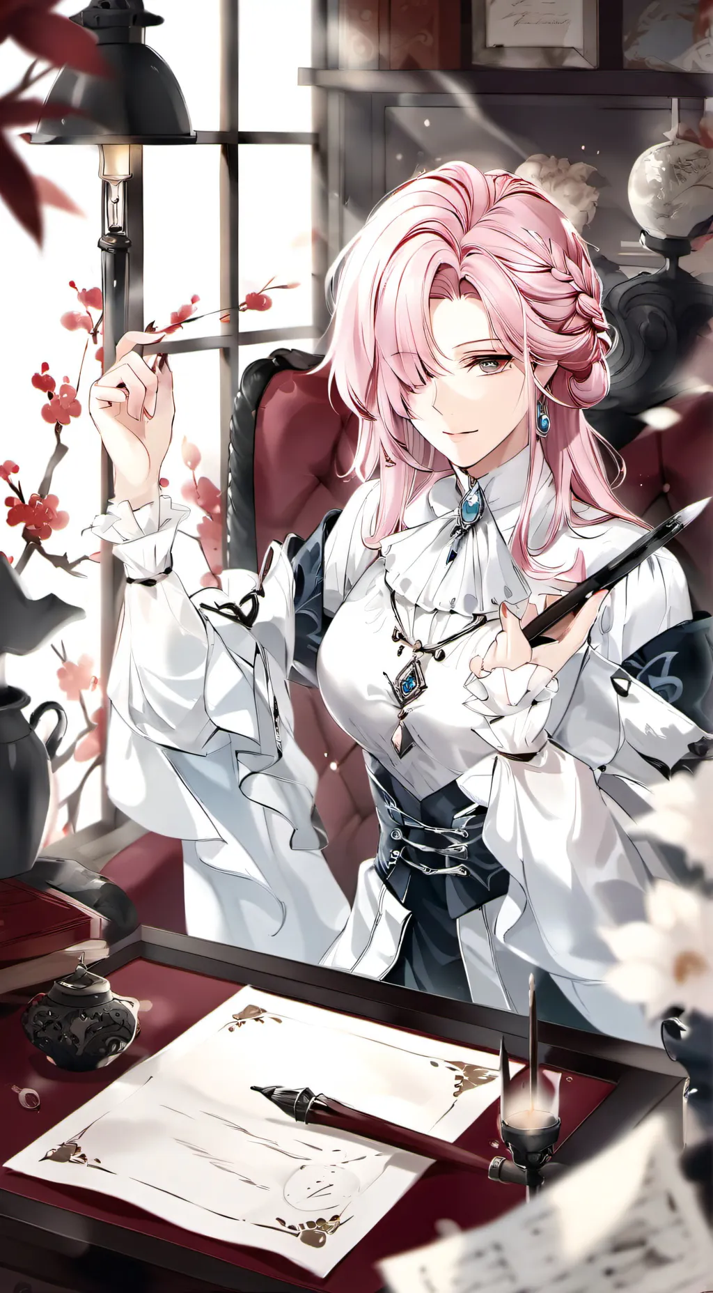 ai character: shell background