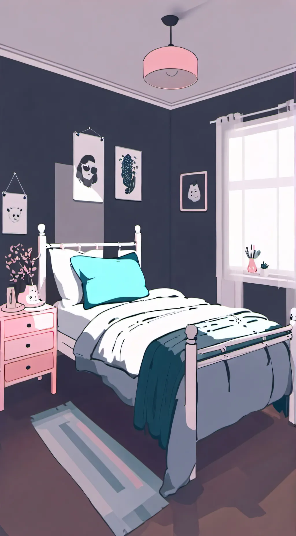 ai character:  The best sleepove background