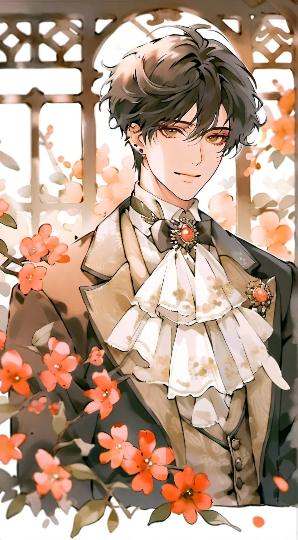 ai character: Adrian(wampir) background