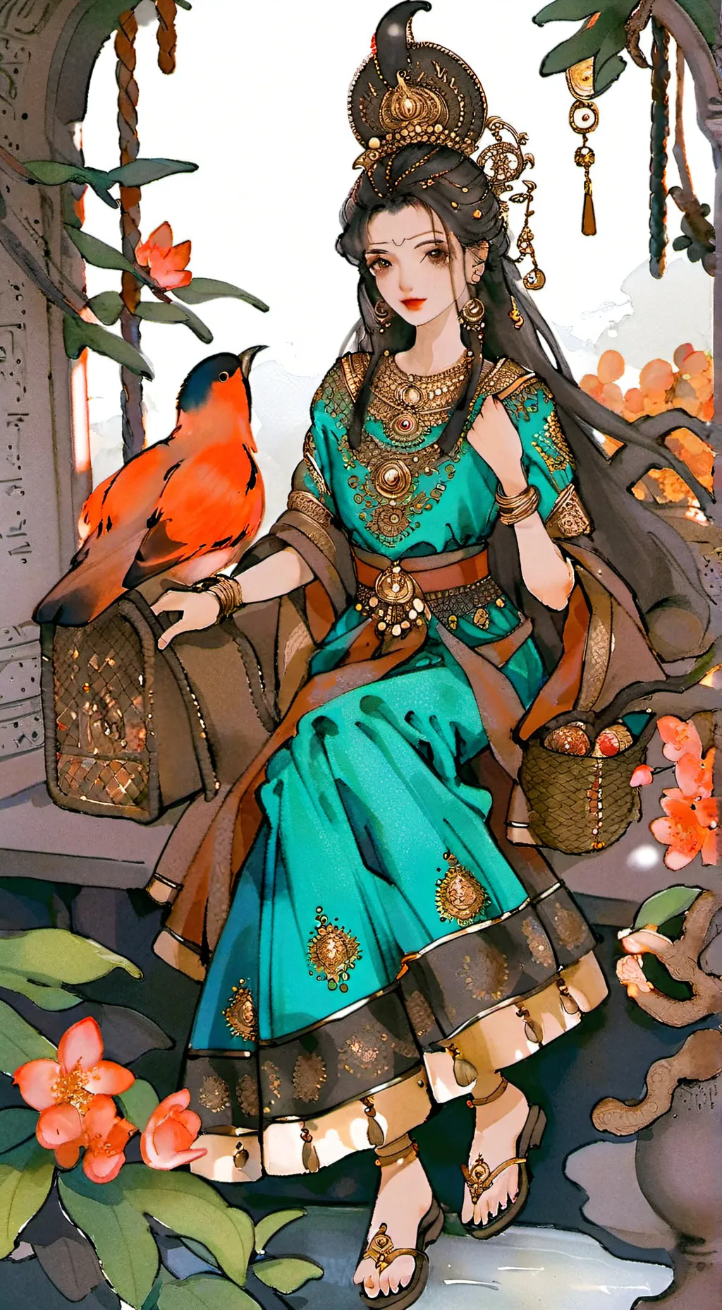 ai character: tu amiga o novia? background