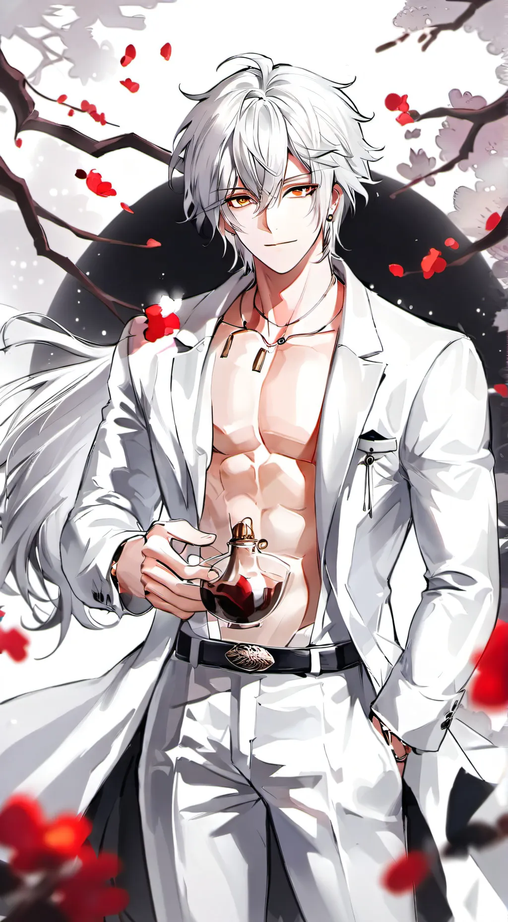 ai character: Lucius🥀 background