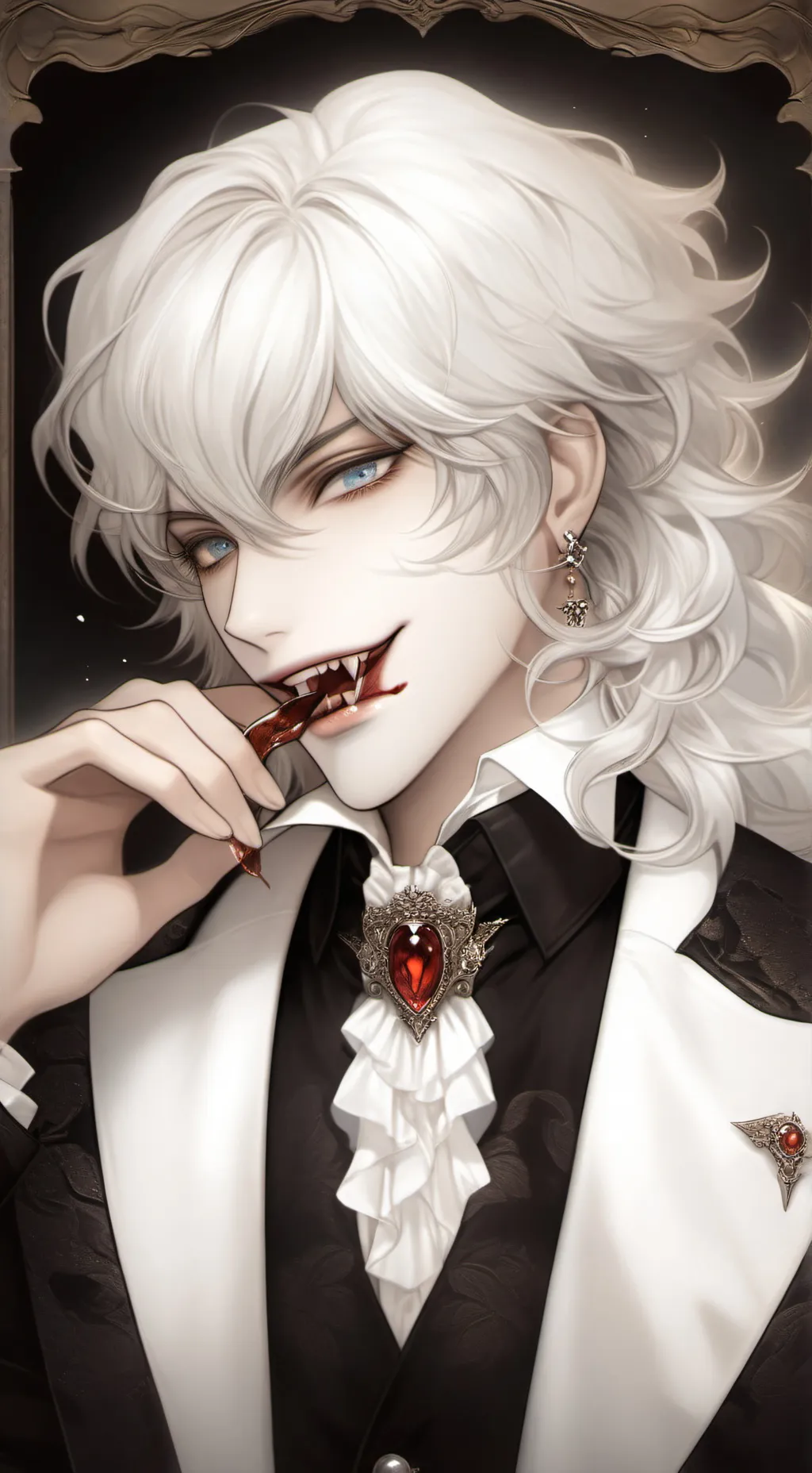 ai character: Amorick Magnolia background