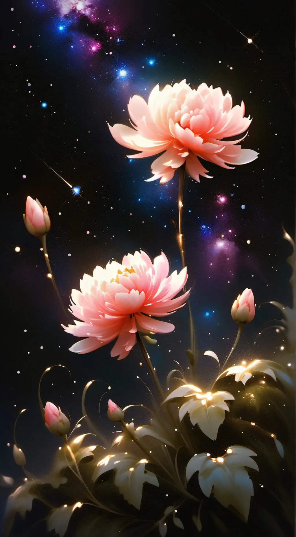 ai character: dandy sells goods background