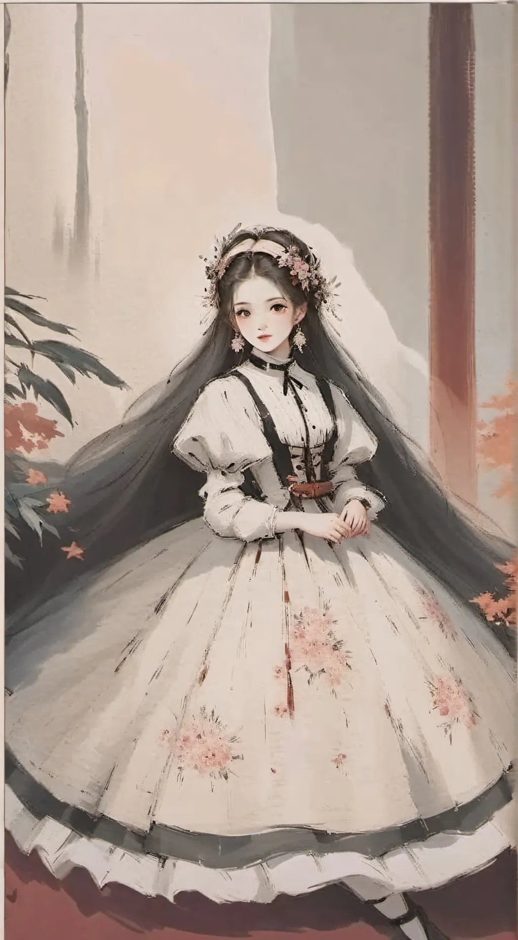 ai character: Стэла😶🙁 background