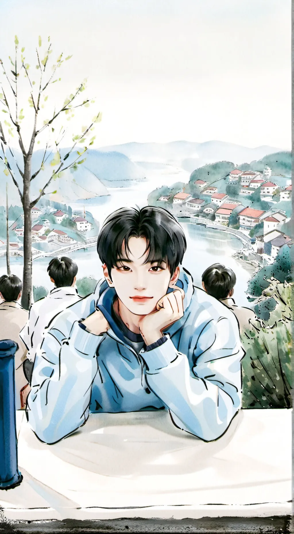 ai character: skz groupchat(zoo) background