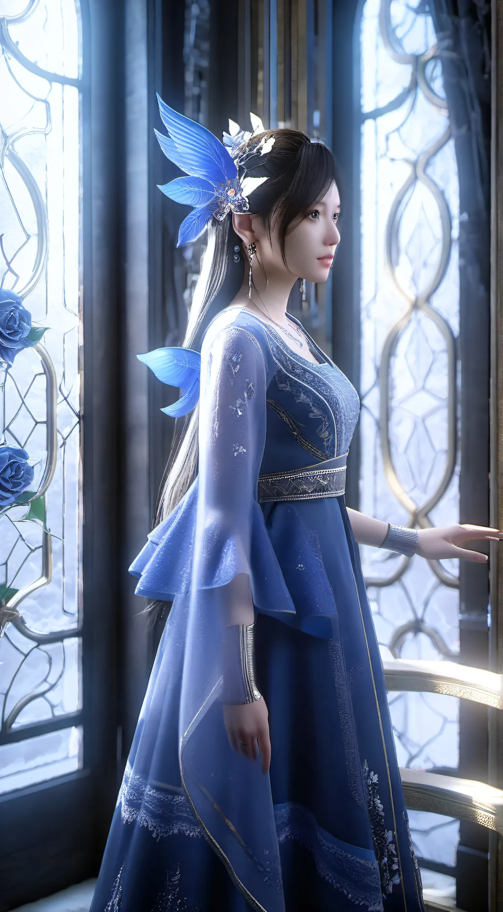 ai character: Sarah  background