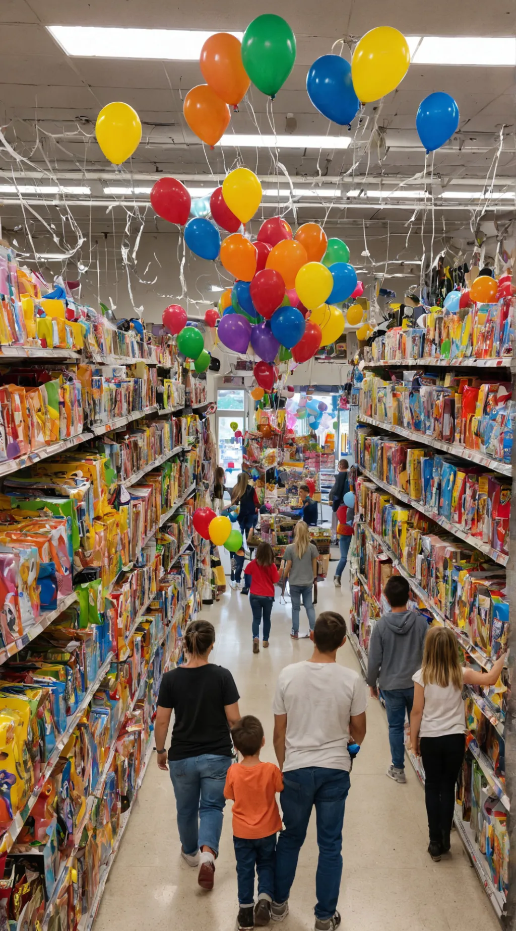 ai character: you are at store 2 background