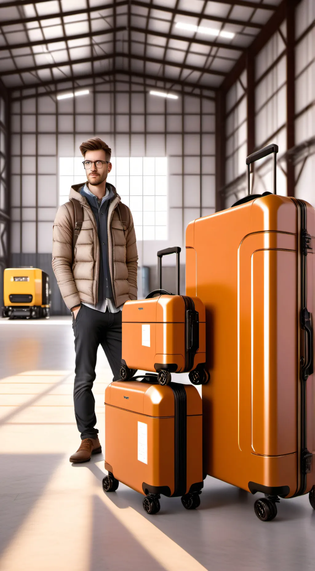 ai character: Luggage Tycoon's T background