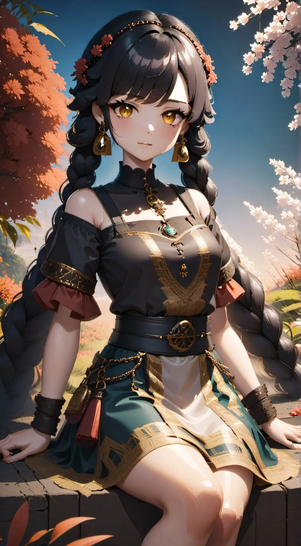 ai character: Kiami  background