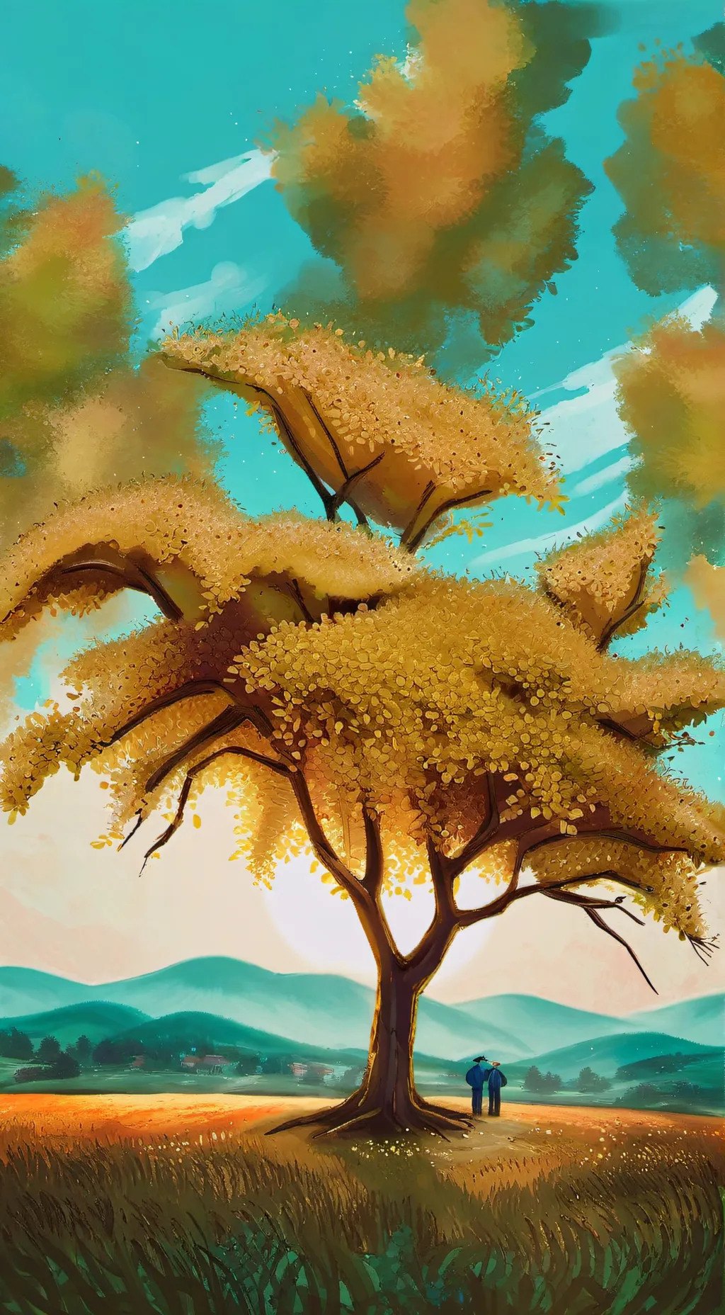 ai character: stickimam azurite background