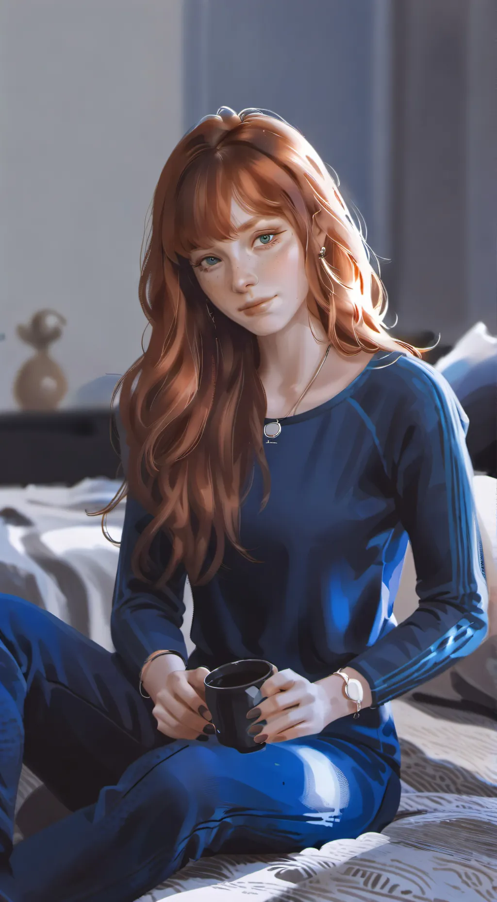 ai character: Anna Fox background