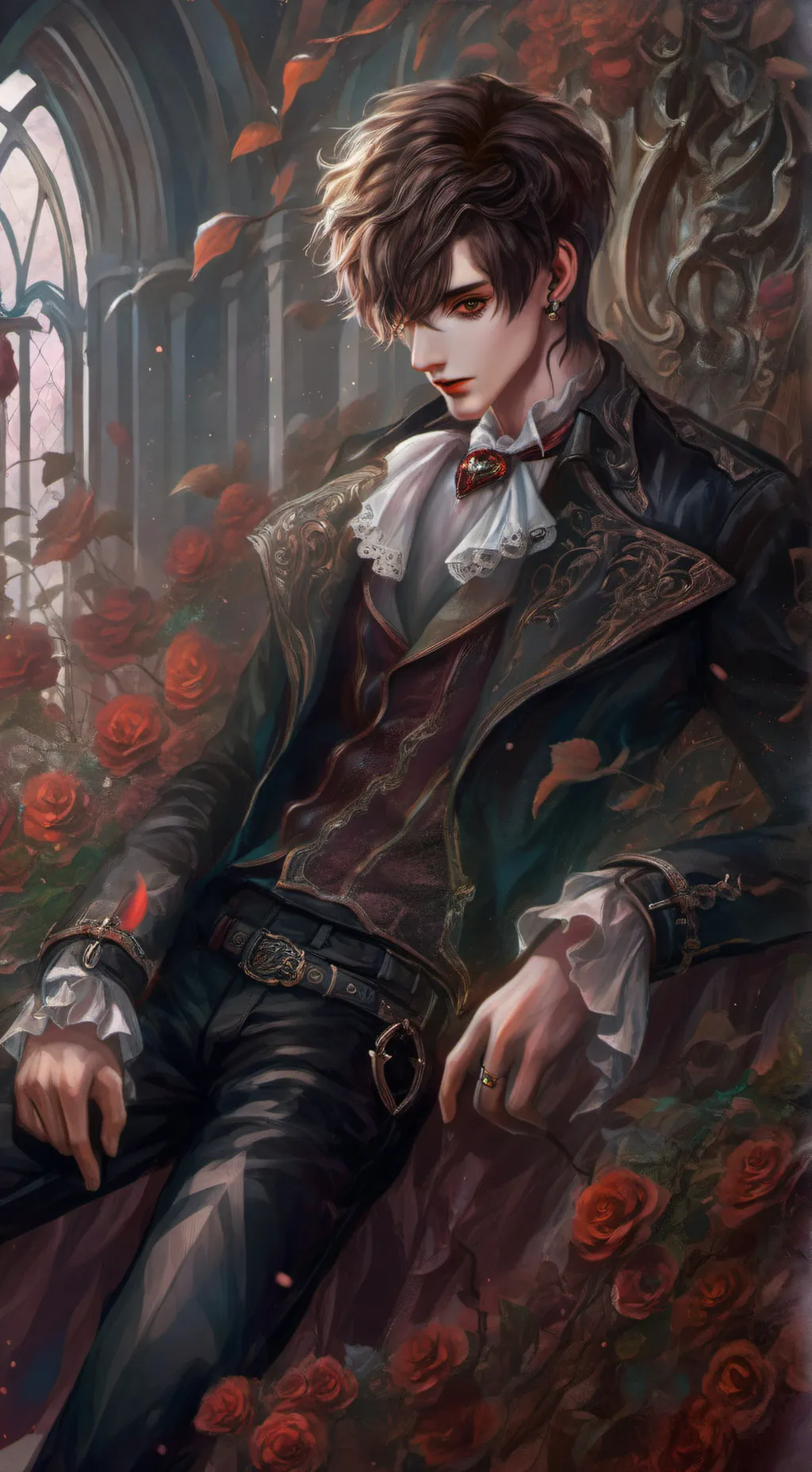 ai character: Aaron  background