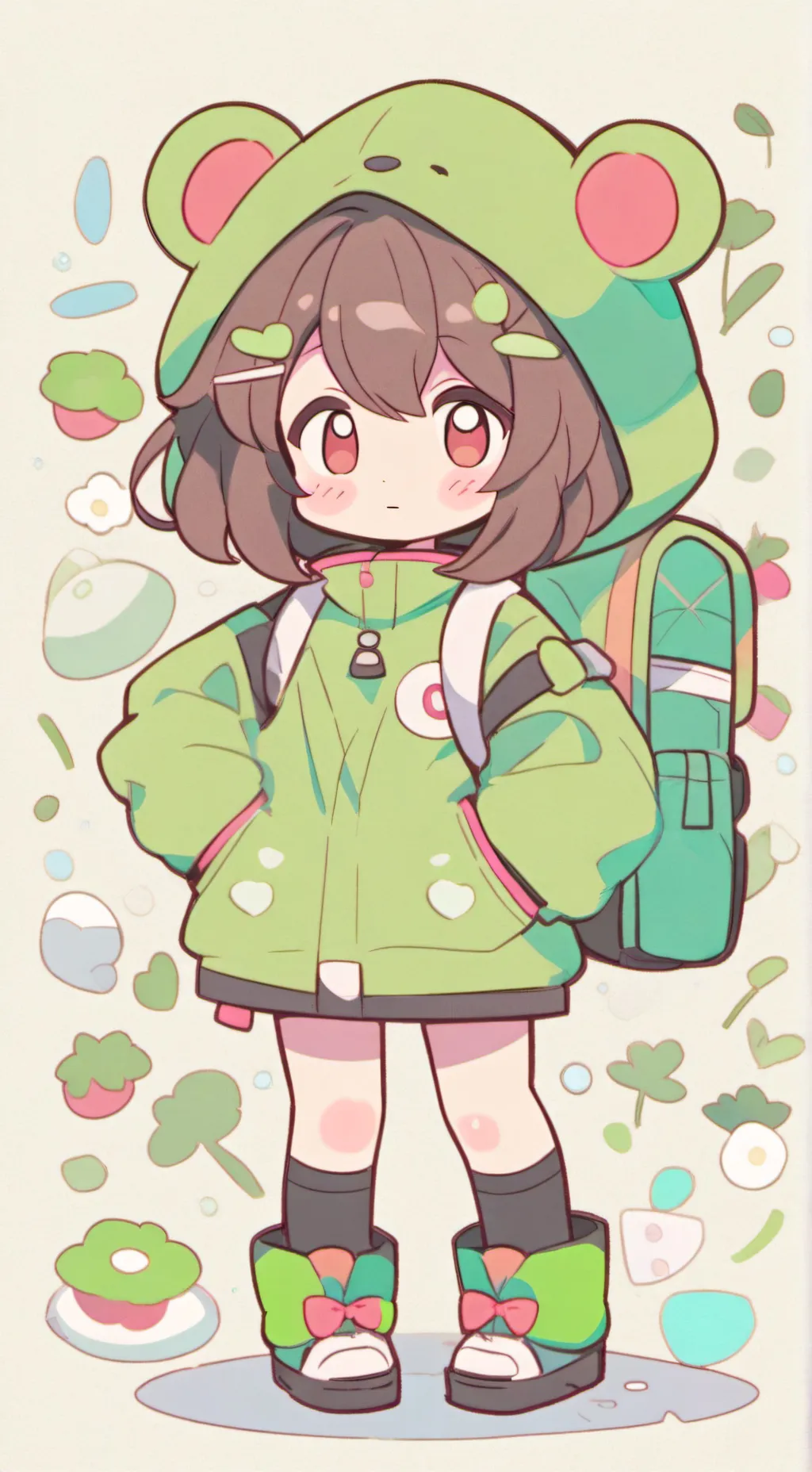 ai character: diana qr explorar! background