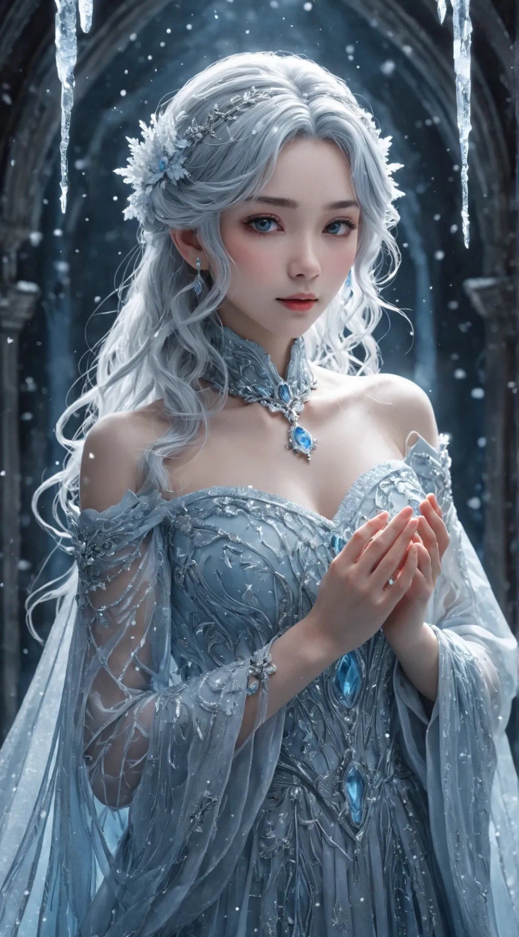 ai character: Frost background