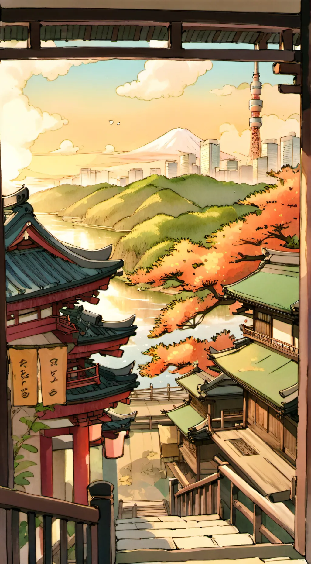 ai character: BokuAkaa background