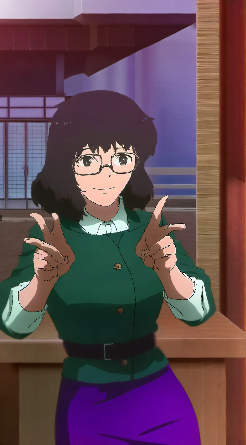 ai character: Amiga Aoi background