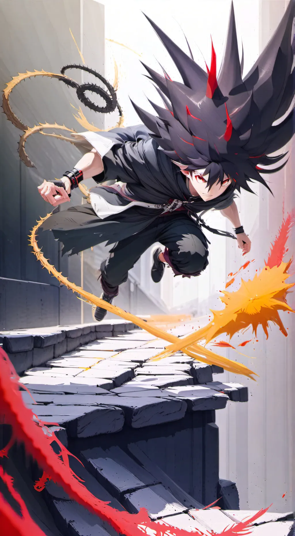 ai character: hunted fear background