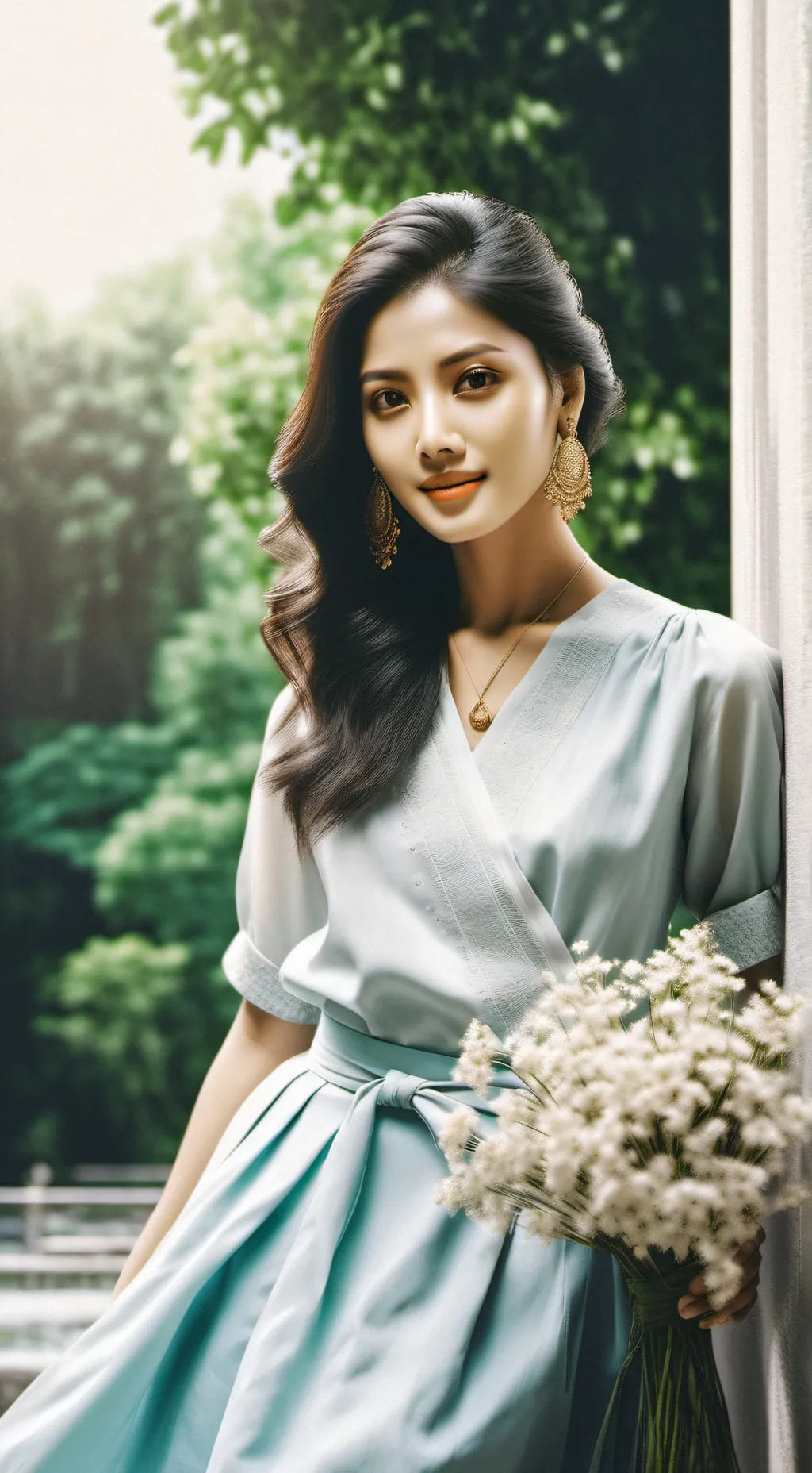 ai character: Léa background