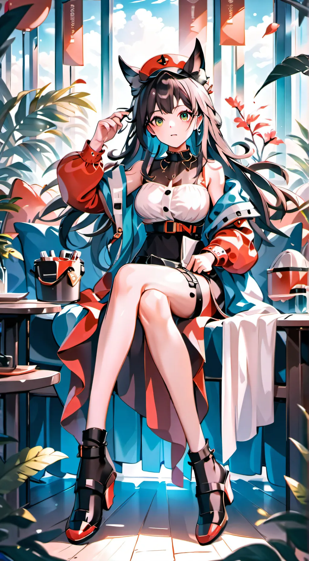 ai character: lily background