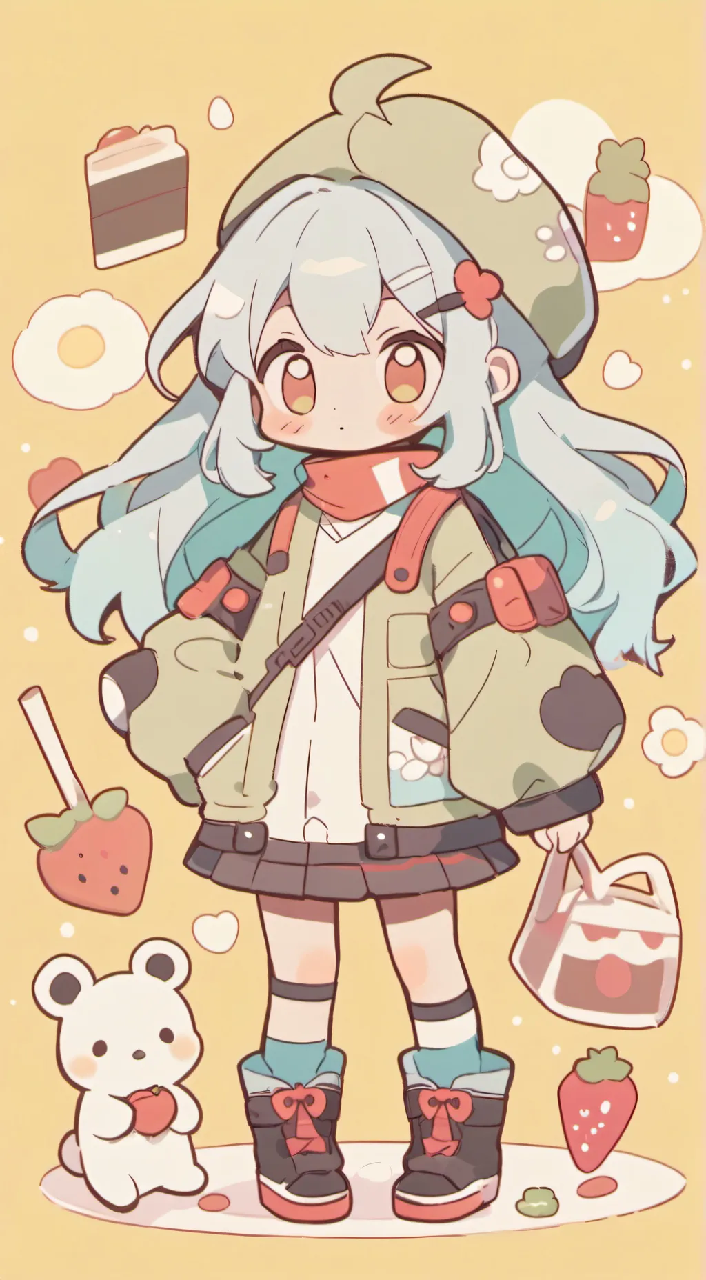 ai character: Tsuyu pick me  background