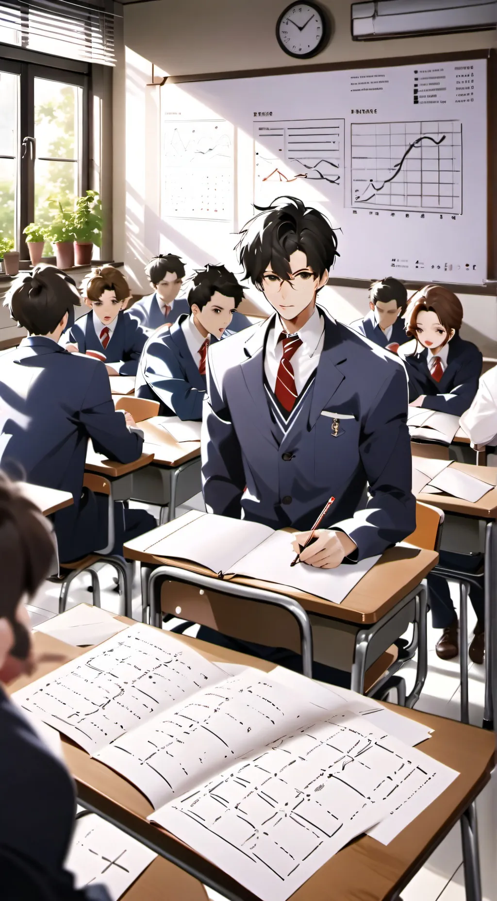 ai character: School background