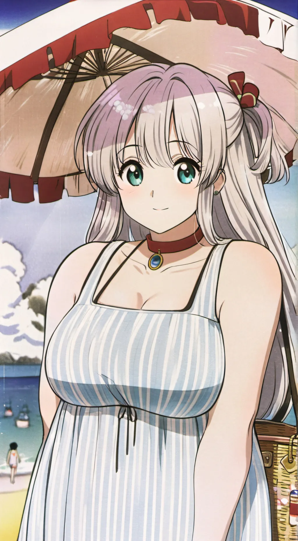 ai character: Rose background