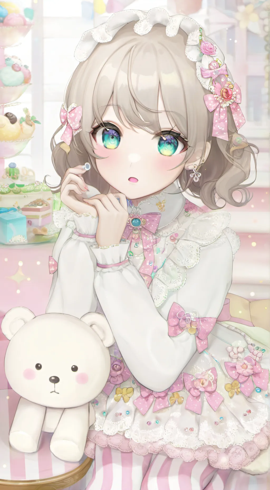 ai character: your love/Star background