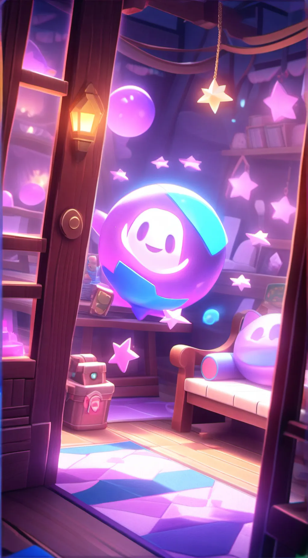 ai character: Nyan cat/tac Nyan background