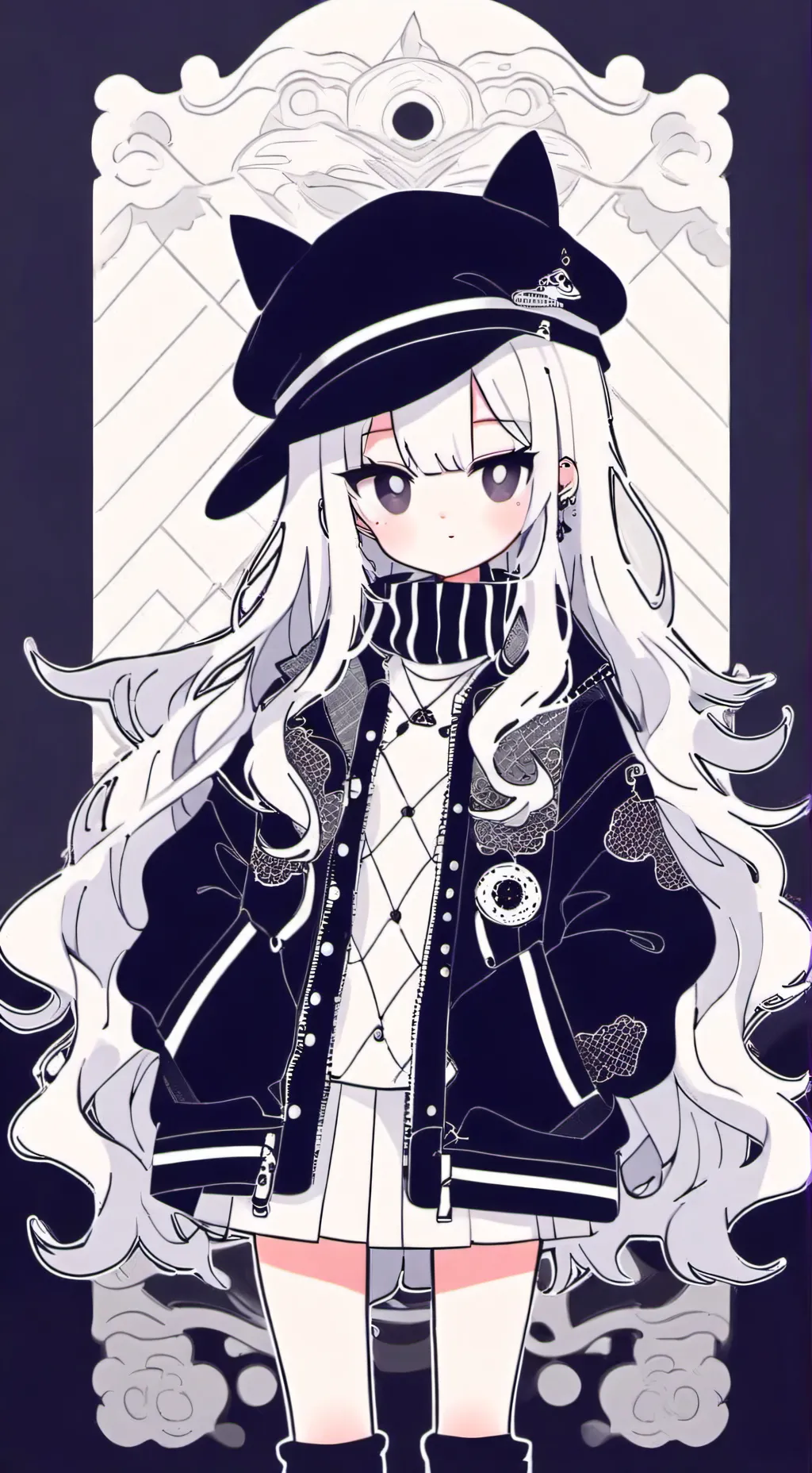 ai character: K-pop demon hunter background