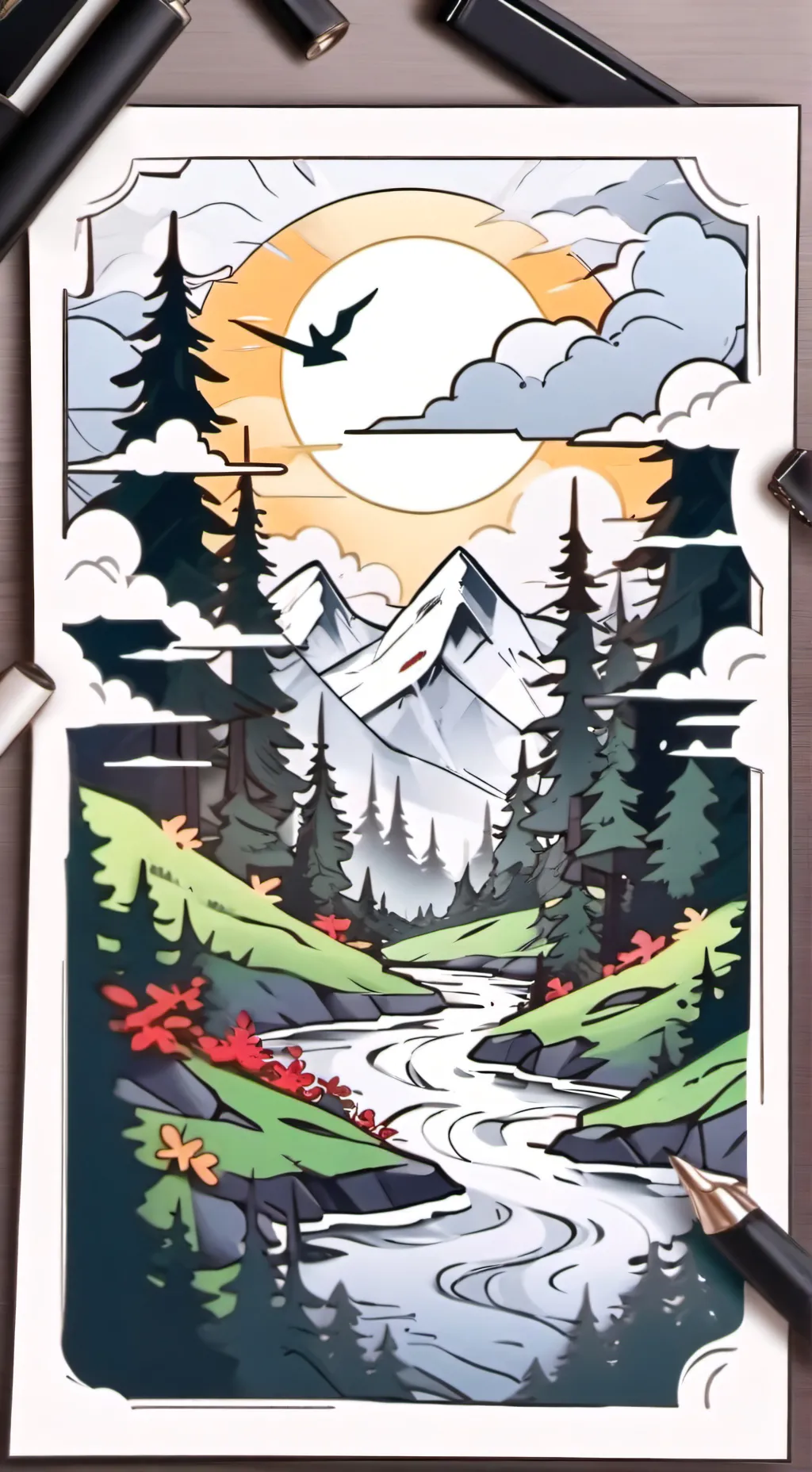 ai character: huntsman spider background