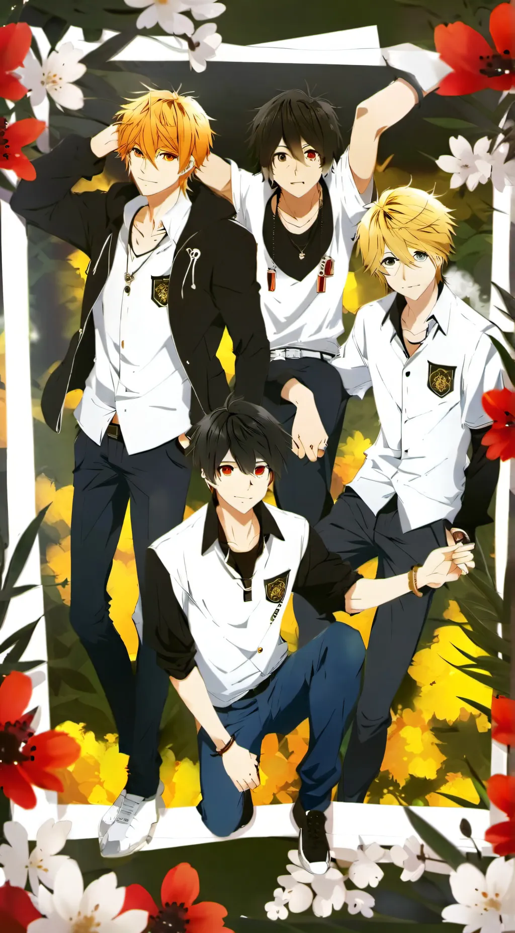 ai character: BakuSqaud Boys background